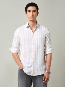 AD By Arvind - Vertical Striped Slim Fit Shirt