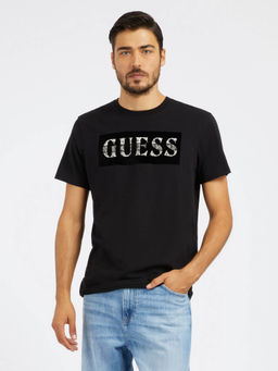 Guess - Black Pure Cotton Slim Fit T-Shirt