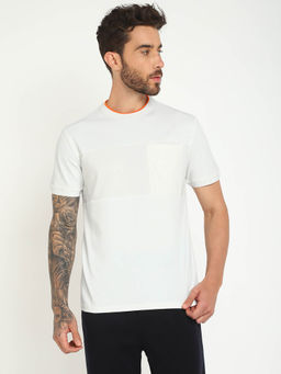 Guess - White Polyester Regular Fit T-Shirt