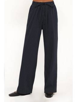 Petal & Pup - Elijah Pants - Navy White Stripe