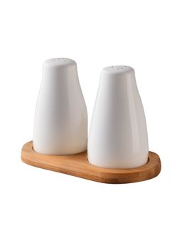 The Better Home - Set of 4 Salt and Pepper Shaker Set White Ceramic