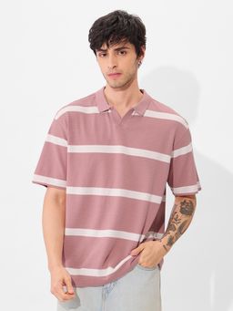 The Souled Store - Originals- Blush Pink Oversized Polo