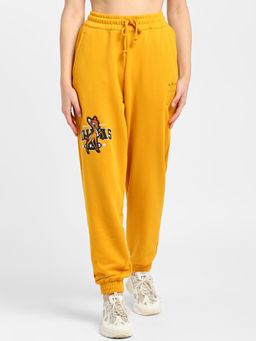 adidas Originals - CUFFED PANT Yellow Casual Track Pant