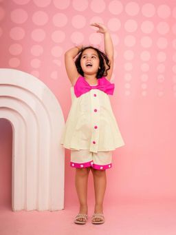 Lazy Cub - Pink Cotton Stripes Co Ord Set