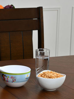 At Home by Nilkamal - Horeca 400ml Deep Triangle Bowl White