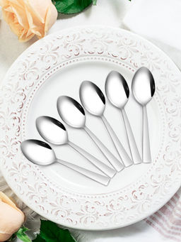 At Home by Nilkamal - Arias Fiesta Tea Spoon Set of 6 Silver