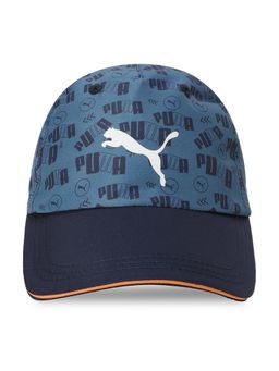 Puma - Unisex Printed Baseball Blue Cap