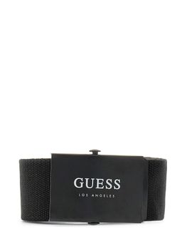 Guess - Men Black Polyester Belt