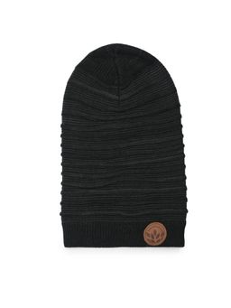 WOODLAND - Unisex Textured Grey Beanie