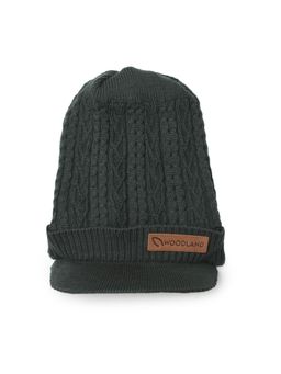 WOODLAND - Unisex Textured Grey Beanie