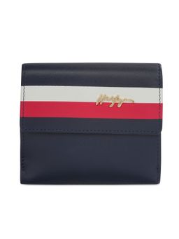 Tommy Hilfiger - Lithgow Women Small Flap Wallet with Sling - Navy (Set of 2)