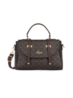 Lavie - Women's Mono Beech Flap Satchel Handbag (Brown) (L)