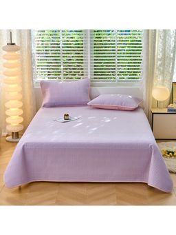 JC Home - Purple Polycotton Single Bed Covers
