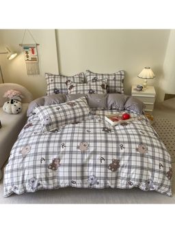 JC Home - Grey Polycotton Single Bedding Set