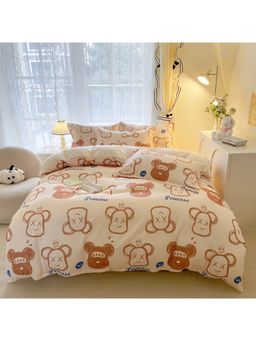 JC Home - Khaki Polycotton Single Bedding Set