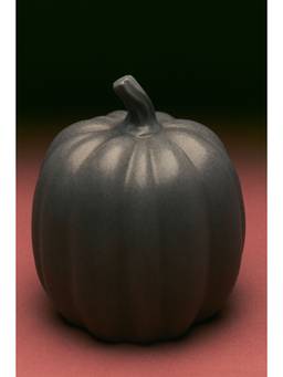 H&M - Grey Stoneware Decoration Pumkin