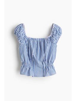 H&M - Women Blue Short Blouse