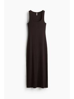 H&M - Women Brown Sleeveless Maxi Dress