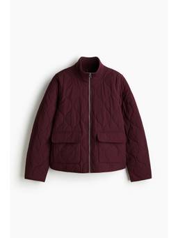 H&M - Women Red Oversized Quilted Jacket
