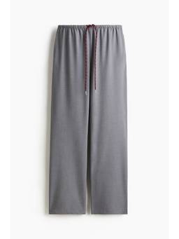 H&M - Women Grey Drawstring Trousers