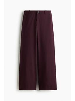H&M - Women Red Wide Trousers