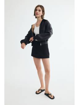 H&M - Women Black Denim Skort