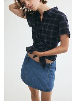 H&M - Women Blue Denim Skort