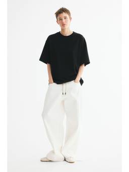 H&M - Women Black Interlock T-Shirt