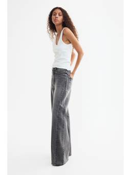 H&M - Women Grey Straight Regular Waist Jeans