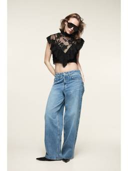 H&M - Women Blue Baggy Regular Waist Jeans