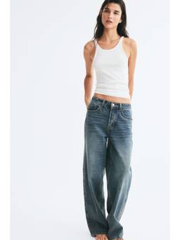 H&M - Women Blue Baggy Regular Waist Jeans