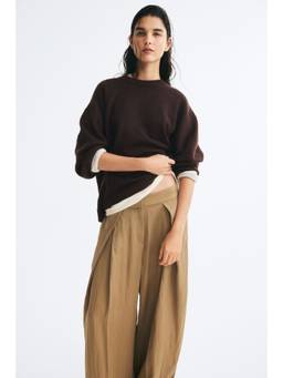 H&M - Women Brown Knitted Jumper