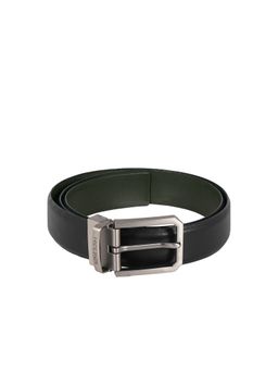 Hidesign - Black & Olive Genuine Leather Reversible Mens Belt