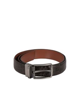 Hidesign - Brown & Tan Genuine Leather Reversible Mens Belt