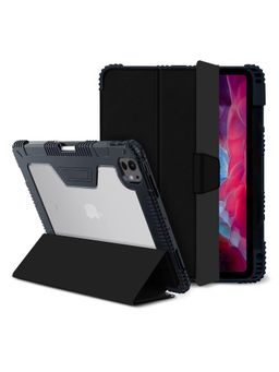 GRIPP - Armor Rugged Protection Transparent Back Case for Ipad Pro 11 Inch (M4-2024) - Black