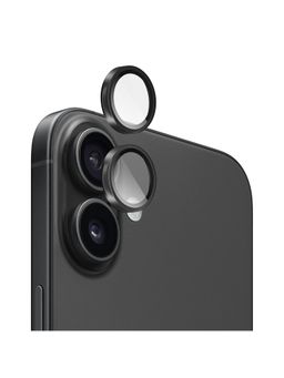 GRIPP - Black 2N1 Focal Camera Lens Protector for Iphone 16 & Iphone 16 (Pack of 2)