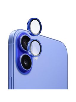 GRIPP - Blue 2N1 Focal Camera Lens Protector for Iphone 16 & Iphone 16 Plus (Pack of 2)