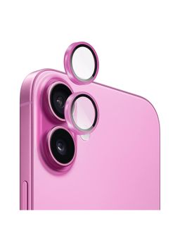 GRIPP - Pink 2N1 Focal Camera Lens Protector for Iphone 16 & Iphone 16 Plus (Pack of 2)