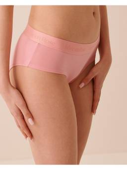 La Vie En Rose - Pink Super Soft Lace Trim Cheeky Panty