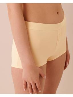 La Vie En Rose - Beige Cotton Invisible Hiphugger Panty