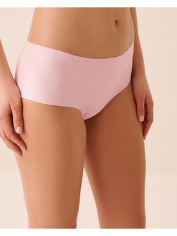 La Vie En Rose - Pink Cotton Logo Elastic Band Panty
