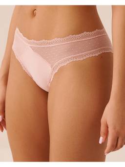 La Vie En Rose - Pink Microfiber Invisible Cheeky Panty