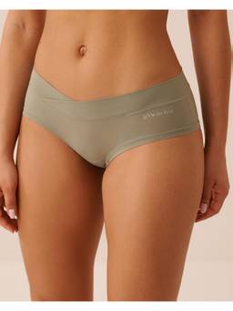 La Vie En Rose - Grey Microfiber Invisible Hiphugger Panty