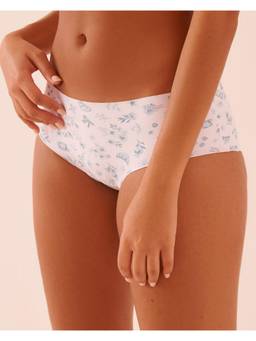 La Vie En Rose - White Modal Boyleg Panty
