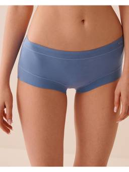 La Vie En Rose - Blue Modal High Waist Brief Panty