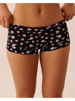 La Vie En Rose - Black Perfect Fit Boyshort Panty