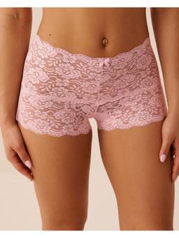 La Vie En Rose - Pink Microfiber Invisible Cheeky Panty