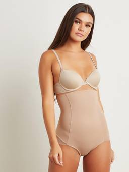 Styli - Women Nude Firm Control High Waist Shaping Brief