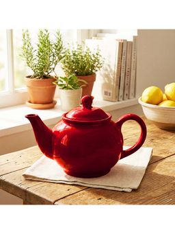 BlackCarrot - Premium Red Ceramic Kettle(Teapot) Set