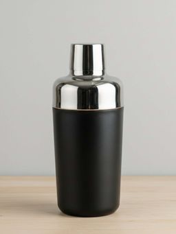 BlackCarrot - Black Stainless Steel Mixing Boston Cocktail Shaker